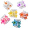Gradient Plumeria Claw Clip Set: 18-Piece Floral Hair Accessories