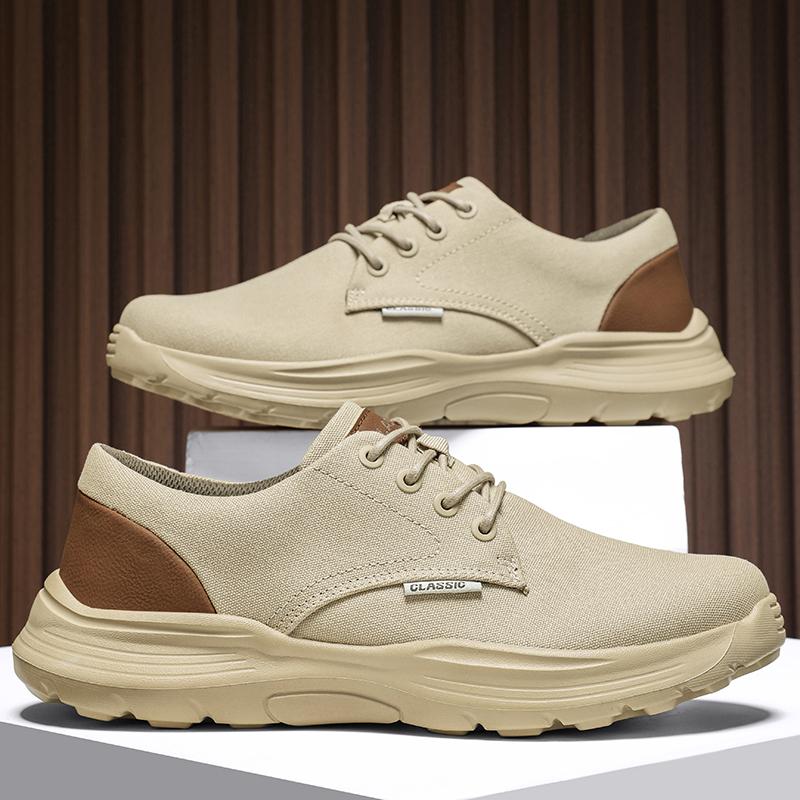 Autumn Canvas Shoes Sneakers For Men Light Breathable Men'S Outdoor Shoes Slip-On Comfortable Male Shoes Loafers Casual Walking