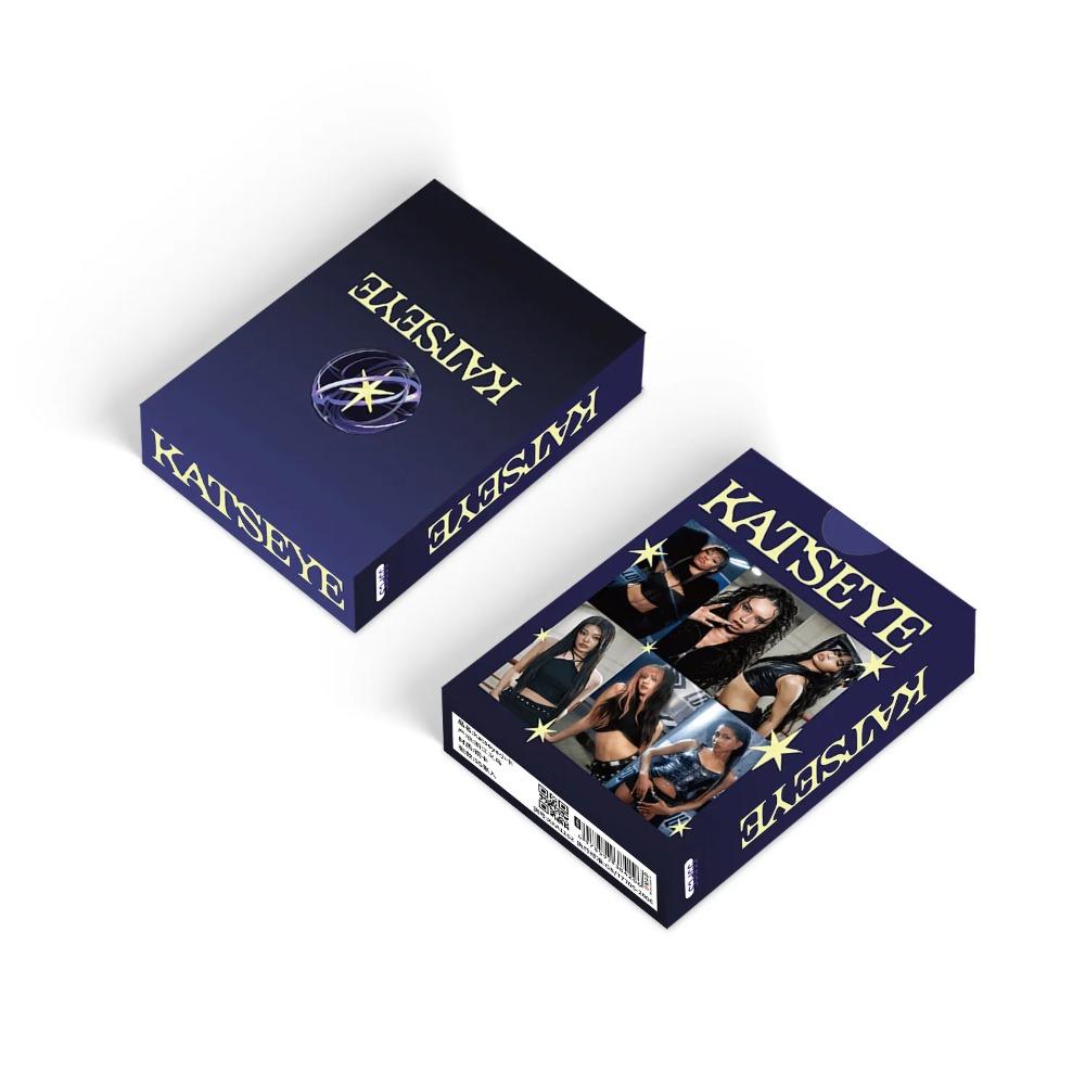 55 Pièces/Set Kpop Idol Fille KATSEYE Nouvelles Cartes Postales MANON SOPHIA DANIELA LARA MEGAN YOONCHAE Impression Laser HD Cartes Lomo Cadeaux pour les Fans@@