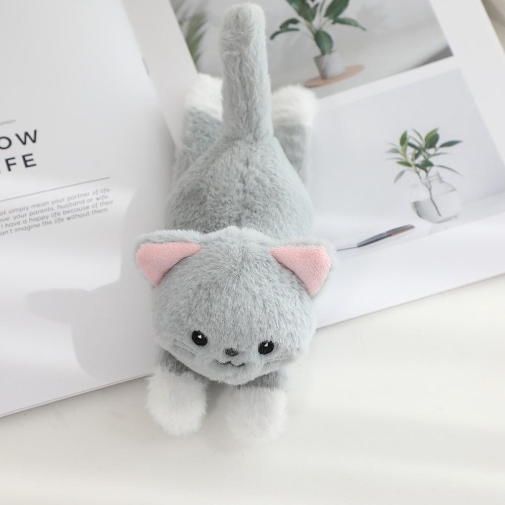 Simulation Cat Plush Slap Bracelet Smile Cat Plush Wrist Band  Birthday Gift