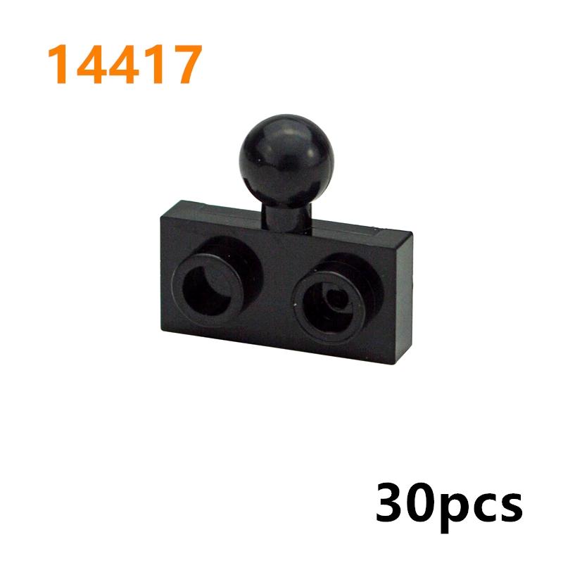 DIY MOC Technical Parts Building Hole Horizontal Belt Small Ball Base Joint 14417 Compatible 14418 14419 14704 22890 Bricks Toys