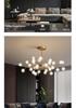 Nordic Firefly Chandelier: Postmodern Minimalist Lighting for Restaurant, Bedroom, Living Room with Creative Personality.
