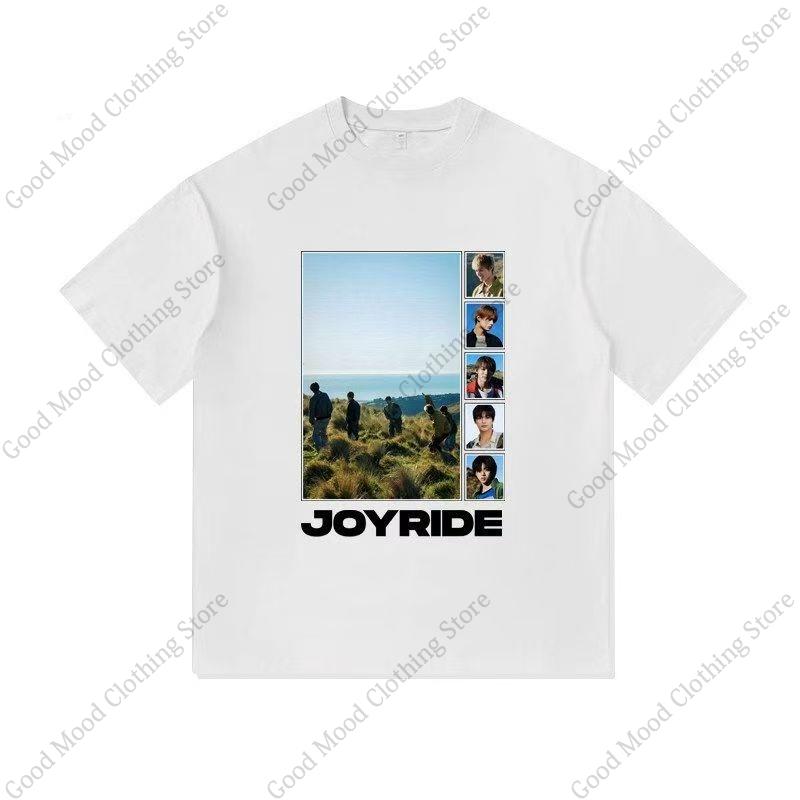 

Футболка CORTIS JOYRIDE Мода Kpop KEONHO JUHOON SEONGHYEON Принт Футболка для фанатов Унисекс Женская Летняя Хлопковая Футболка с коротким рукавом S