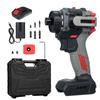 21V Electric Screwdriver 2-in-1   Driver + Hammer Brushless Rechargeable Power Screwdriver 1Celsius4   Hex Chuck Power   Drill with 2pcs 2.0