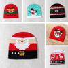 Nitted Hats Warm Christmas Hat Cute High Elastic Cap Soft Warm Cap Leisure Xmas