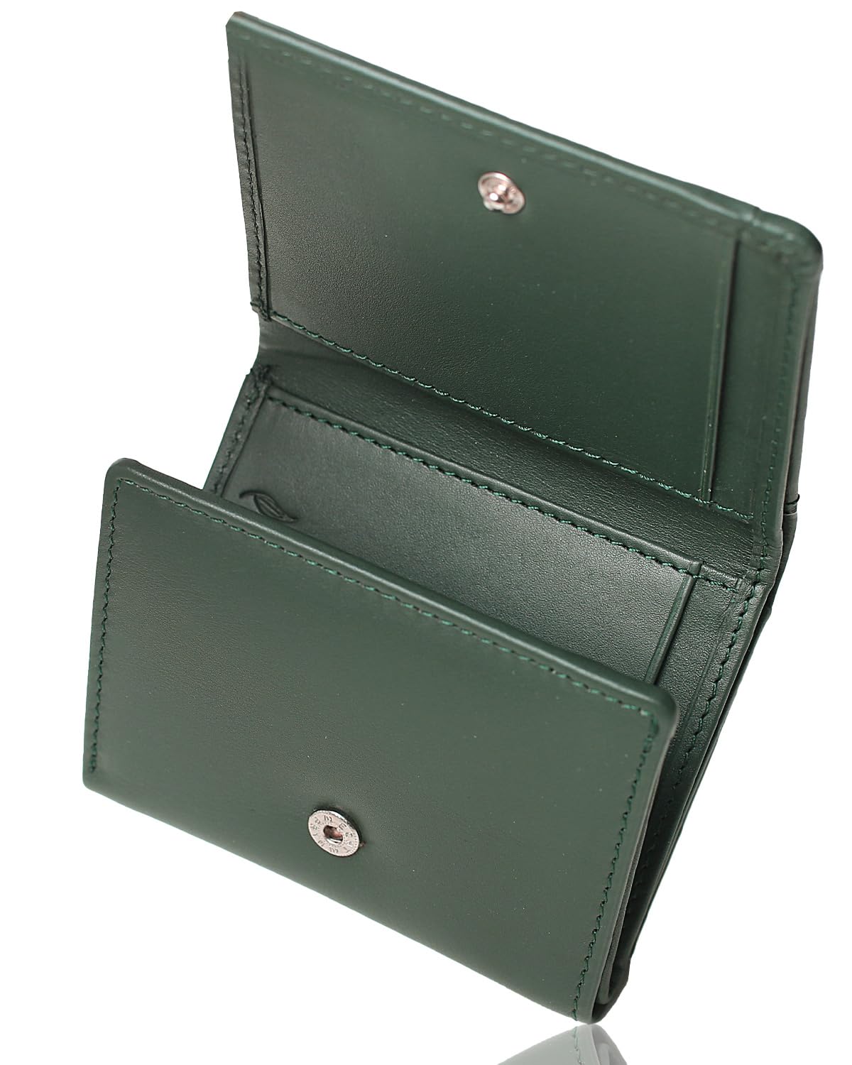 

Кошелек Мини Кошелек Компактный отборная натуральная кожа xx [mieno] Мужской Женский [Тщательно складывается в три раза компактный] (зеленый)