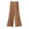 Elegant Summer Chiffon Wide Leg Pants Women Fashion Summer High Waist Pants Vintage Clothes