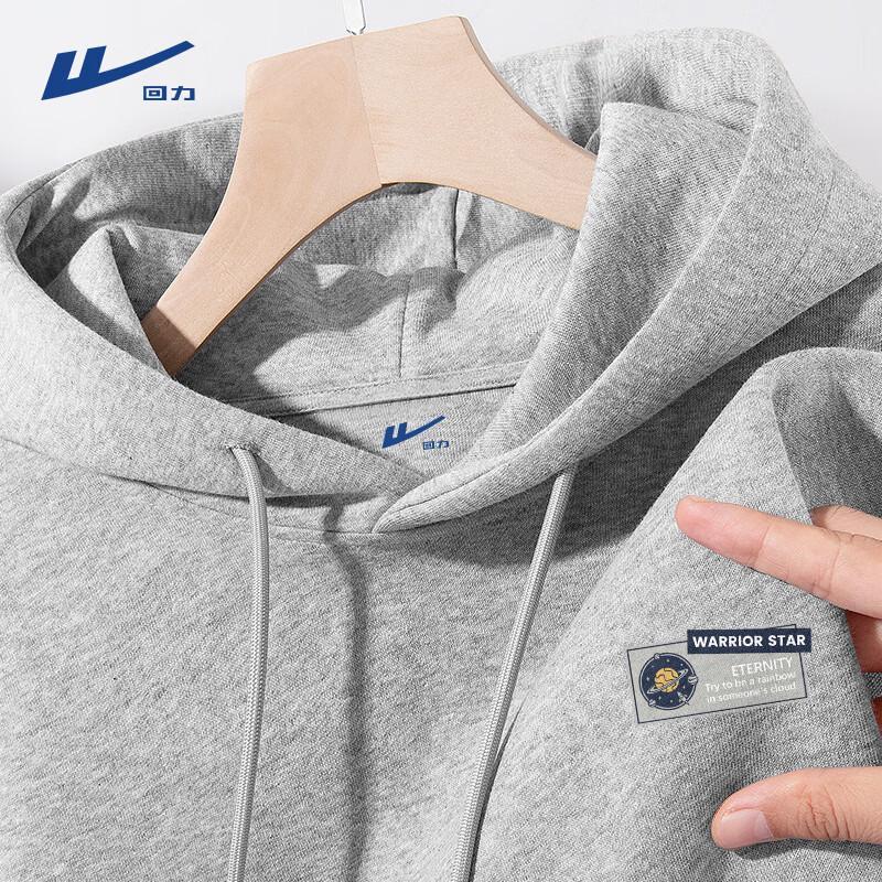 Warrior Men s American Style Loose Hooded Sweatshirt M