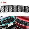Car Black Front Grille erts Trim Mesh Kit For Jeep Grand Cherokee 2014-2016