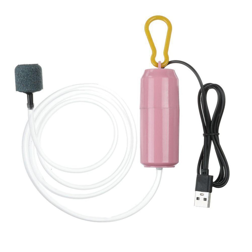 Aquarium Air Pump 100cm 7.5x3cm Aerator Air Compressor