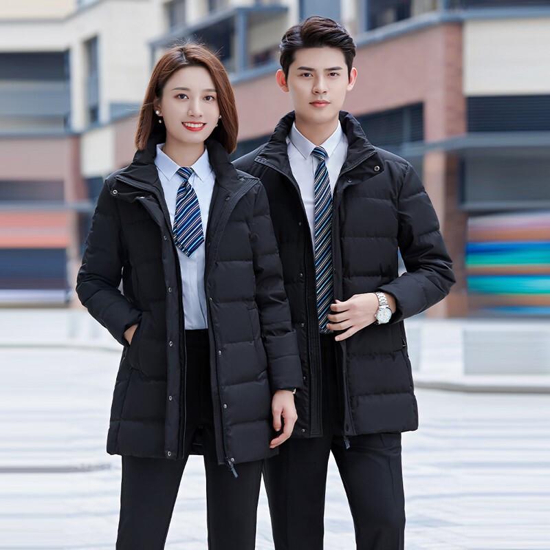 

Teluoman Unisex Business Work Down Jacket M
