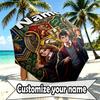Custom Name Personalized Harry potter Print Umbrella, Auto Open Close, 8‑Rib Sturdy Frame, Commute Camping Hiking Use, Birthday Gift