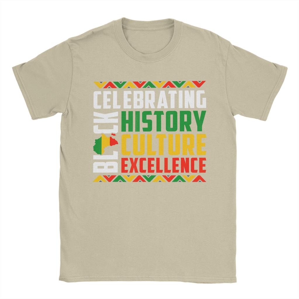 Celebrating Black History Month Afro African 100 Cotton T Shirt For Adult Summer  Streetwear Plus Size Dropshipping Tops
