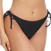 Solid Tie Side Bikini Bottom Women Brazilian Scrunch Butts Swimwear Female Swimming Trunk Brief