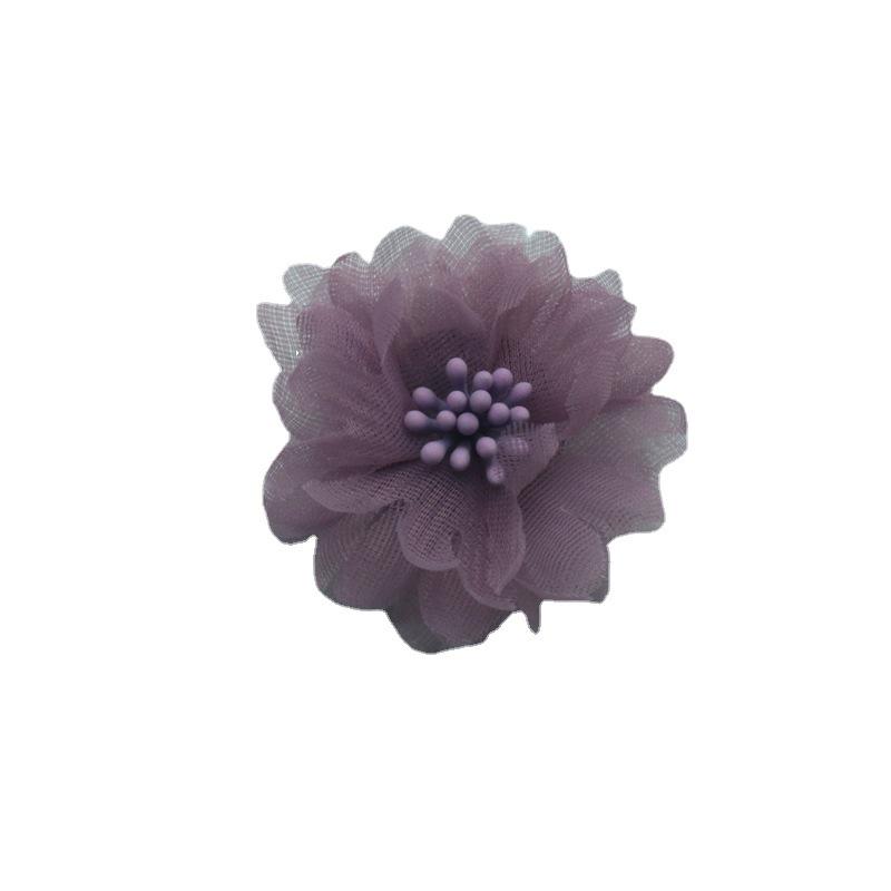 Three-Dimensional Fabric Yarn Flower Corsages: DIY Accessories for Shoes, Clothing, Brooches, and Hair Clips.
