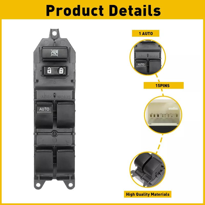 84820-06100 Power Window Master Switch for Toyota Camry, Corolla, RAV4 2005-2016 8482006100