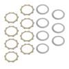 15 Pcs Clutch Friction Disc Plate Kit Reduce Vibration Improve Transfer Effect for G310 R G310 GS 2017 To 2020