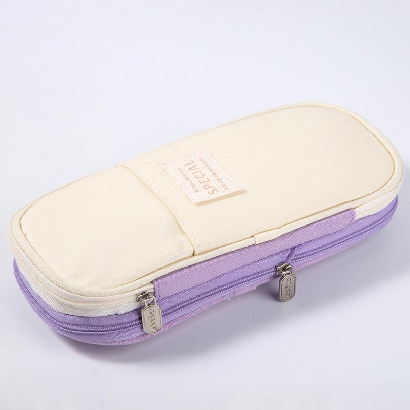 

Large Capacity Pencil Case Stationery School Supplies Pencil Bag Pouch Office Desk Storage Bag Students Kids Pen Case Bags Box