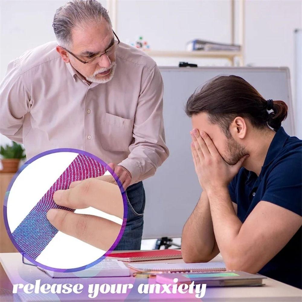 6Pieces Stress Relief Calm Fidget Stickers Rough Textured Quiet Strips Toys  Toys