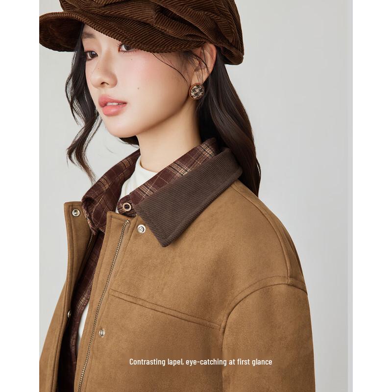 IEF Winter Women's Suede Commuter Jacket