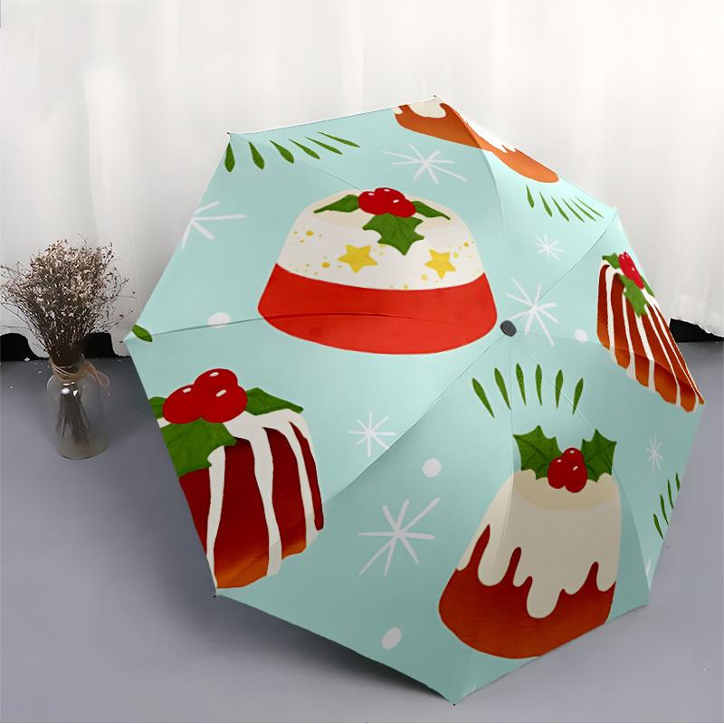 1pc cake Automatic Open/Close Umbrella, Lightweight for Women/Men, Perfect Gift - for Everyday or Holiday Eventsyy251127086