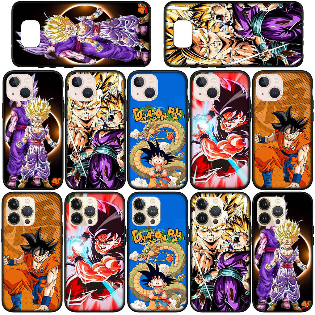 Phone Case for iPhone 17 15 16 Plus Redmi Note 14 12 11 13 Pro Max Huawei P30 P20 Lite Y9 OPPO A60 A40 A80 A38 A54 Anime Dragon Gohan Gokus Ball Cover