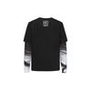 Fukushin Evisu Layered Logo Imitation Two-Piece T-Shirt Men Tops Black 2EAGNM0TL573XX