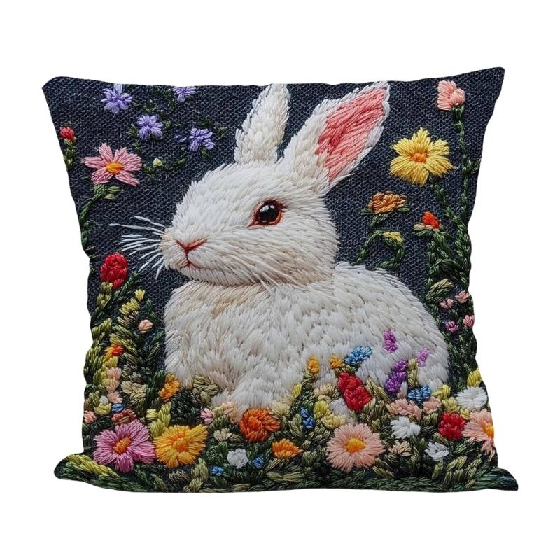 Charm Animal Designs Pillow Cover 45Cm Machine Washable For Couch Chair