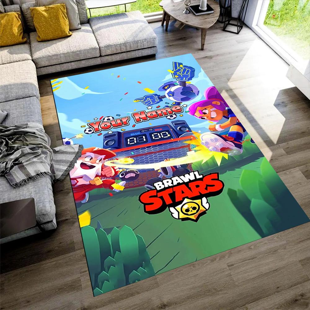 Supercell Personalized Name Carpet Perfect for Bedrooms Outdoor Decorate room Hallway Antislip Carpet Office home decor