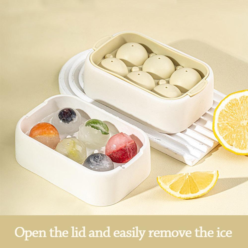 

Press Type Summer Ice Cube Tray With Storage Box Ice Bucket Food Grade Ice Cube Maker Kitchen хаки