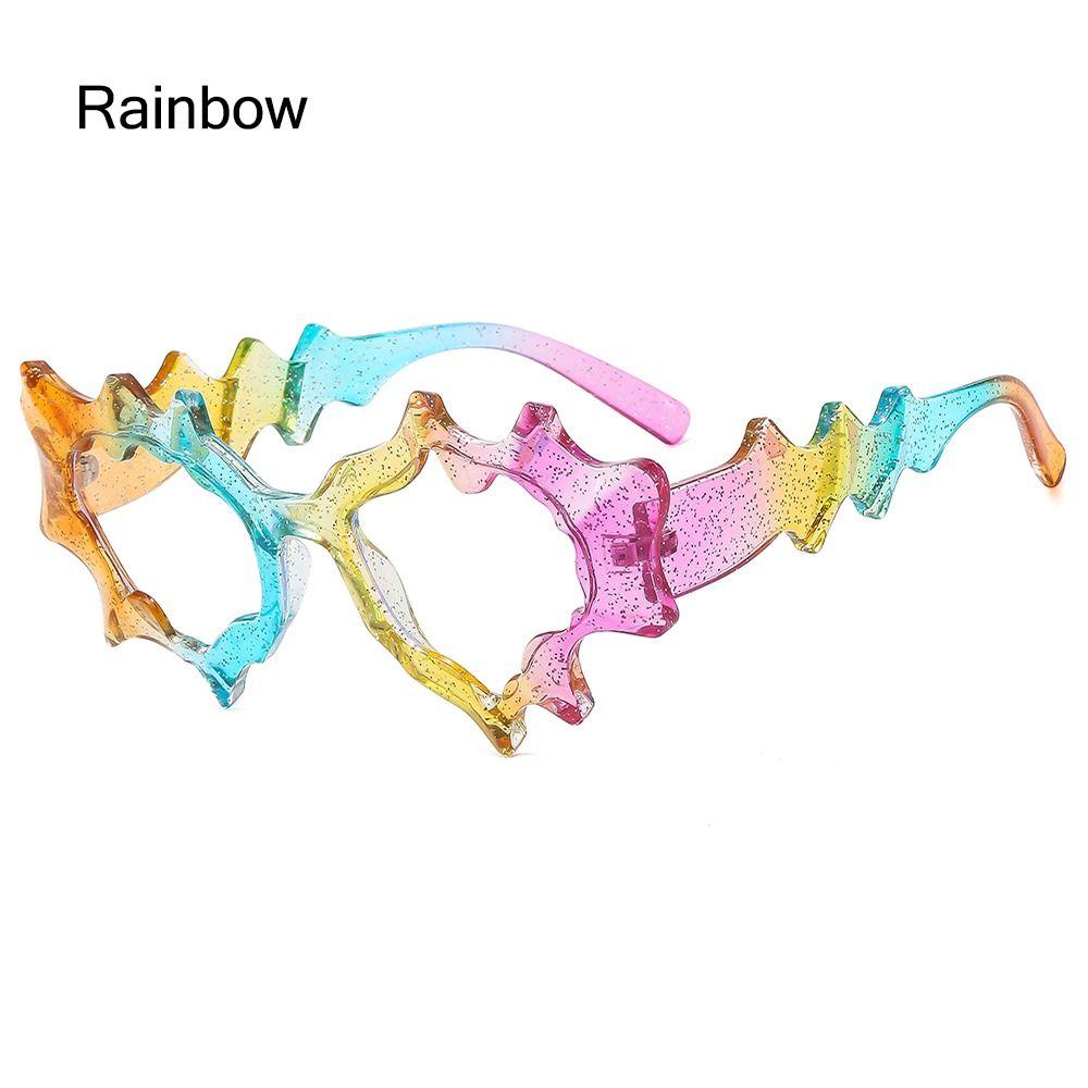 Fashion UV400 Y2K Punk Sunglasses Colorful Cat Eye Steampunk Shades for Women Men Trendy Protective Eyewear