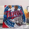 1 Stück LG Twins Print Flanelldecke, Hohe Qualität, Bequem für alle Jahreszeiten, Heimdekoration, Wärme und Komfort