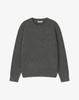 WORK ON BODY OFF Morby Semi-Overfit Plain Long Sleeve Knit [Charcoal]