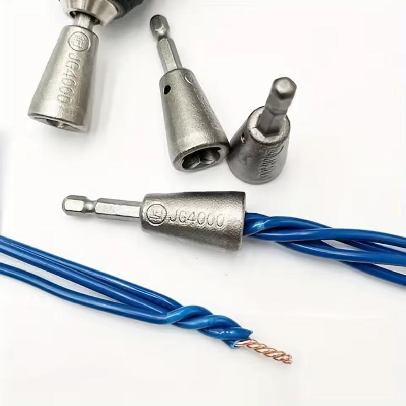 1Pc Wire Twisting Tools Quickly Twister Electrician Artifact For Power Drill Drivers Twisted Connector Cable Device Multi-Tool