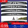 VW GTI GOLF 2026 Heiß Für VW VOLKSWAGEN Kohlefaser Auto Hohe Bremslichter Lampe Aufkleber Für Volkswagen GTI R-Line Polo T5 Golf Pa