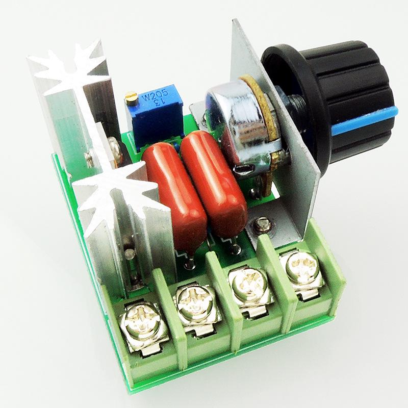 2000W Thyristor Voltage Regulator for Speed, Dimming, and Temperature Control