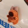 Cute Plush Capibala Capybara Car Tail Pendant Car Trunk Exterior Doll Ornament