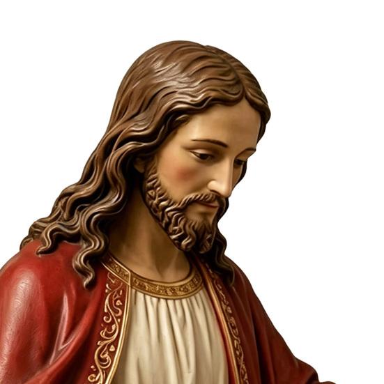 Jewelry Storage Box with Jesus or Virgin Design Religious Tray Compact Multi-Use Faith