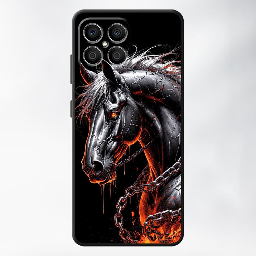 

Art Horse Case for Honor X7 200 400 Lite X9a 8X 70 X5b X6 X8 90 Magic5Lite Funda Phone Cover Honor 8X