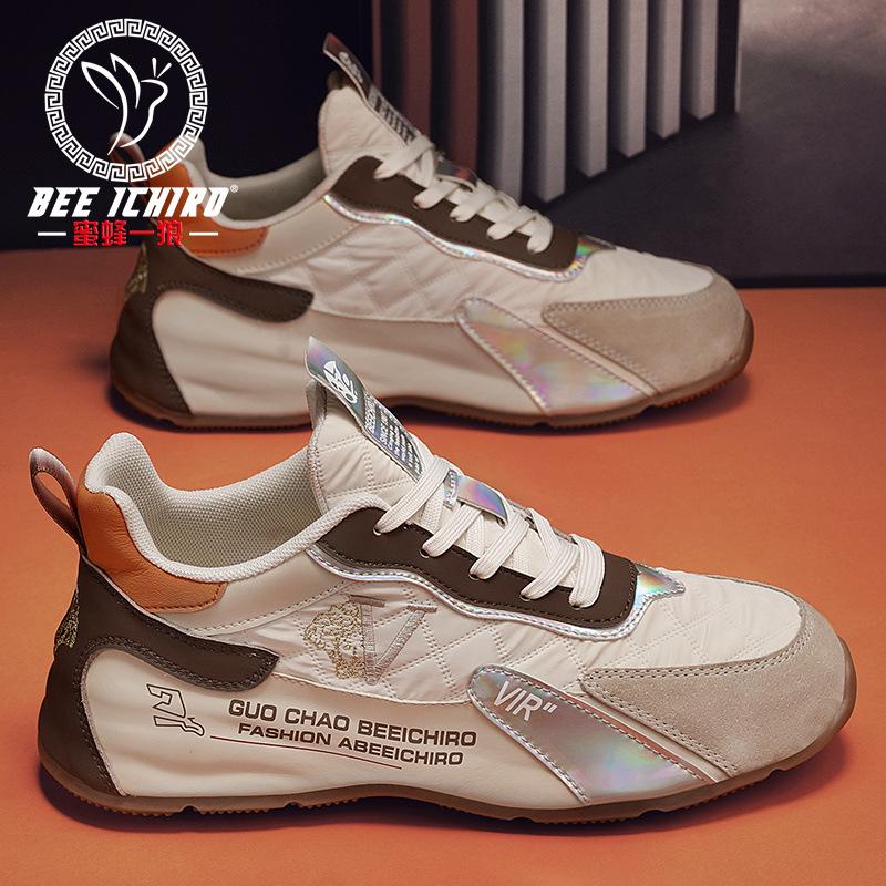 Men's shoes new sports shoes summer breathable tide brand high-end heightening sole shoes