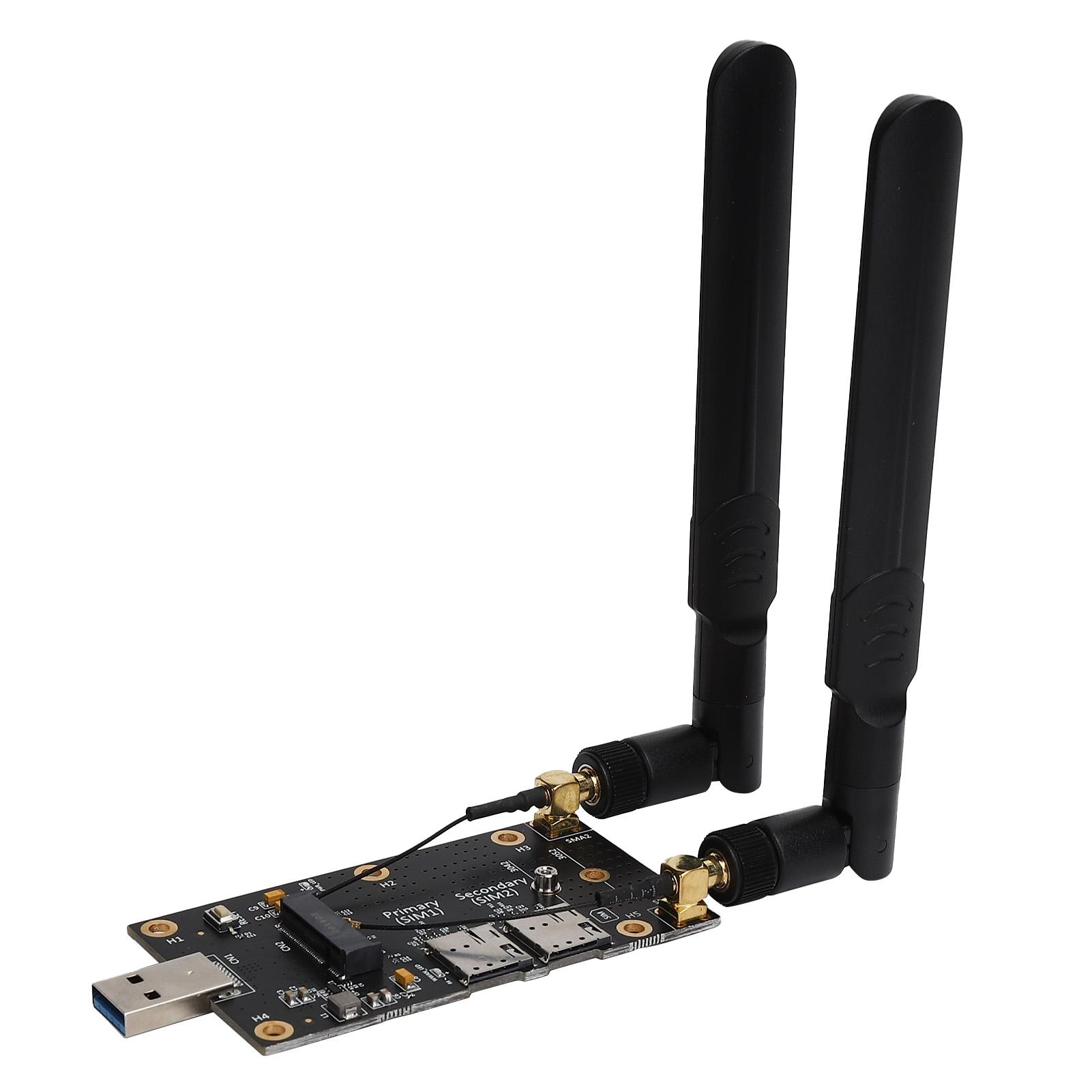 

Адаптер NGFF (М.2) до USB3.0 з роз ємом для SIM-карти та роз ємом для антени для модуля 3G4G5G