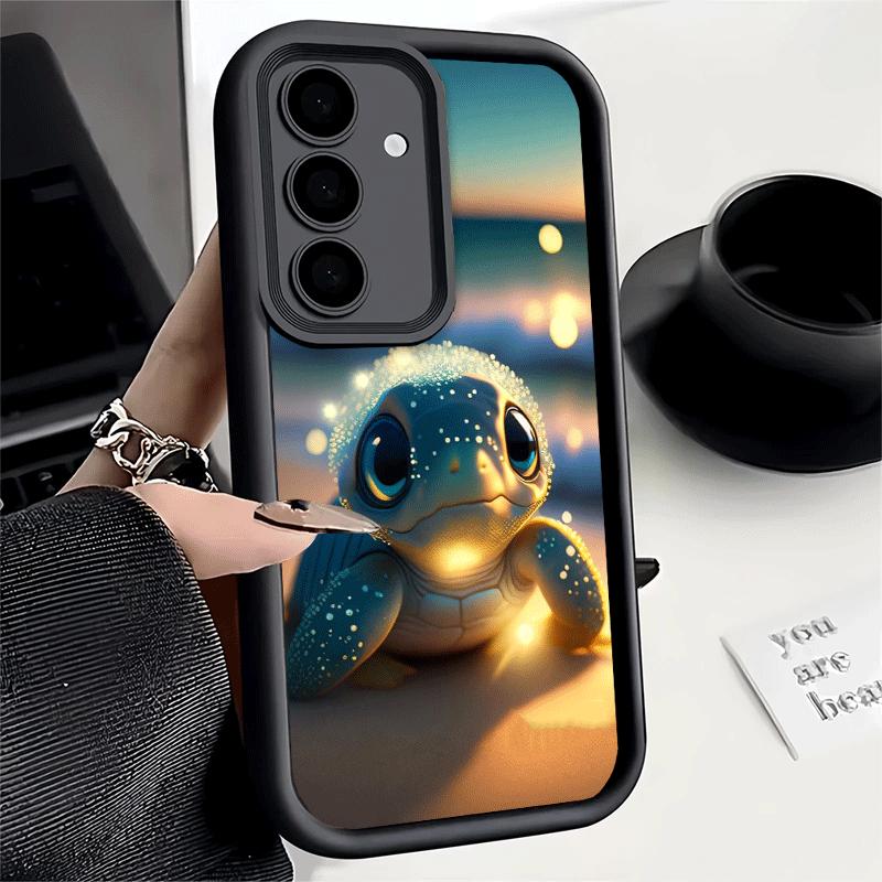 Cartoon Ocean Sea Turtle Soft Phone Case for Samsung Galaxy S26 Ultra S25 Edge S24 S23 S22 Plus S21 S20 FE 5G Shell Silicone Fun