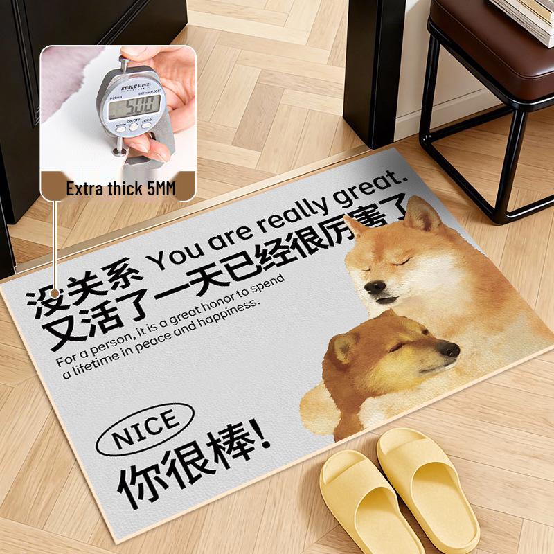 Entrance Mat - Non-Slip, Dirt-Resistant Floor Carpet for Dust Removal