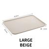 Rectangular Plastic Tray Hotel Restaurant Large Serving Trays Tea Water Dish Home Breakfast Bread Pan Coffee Table Organizer