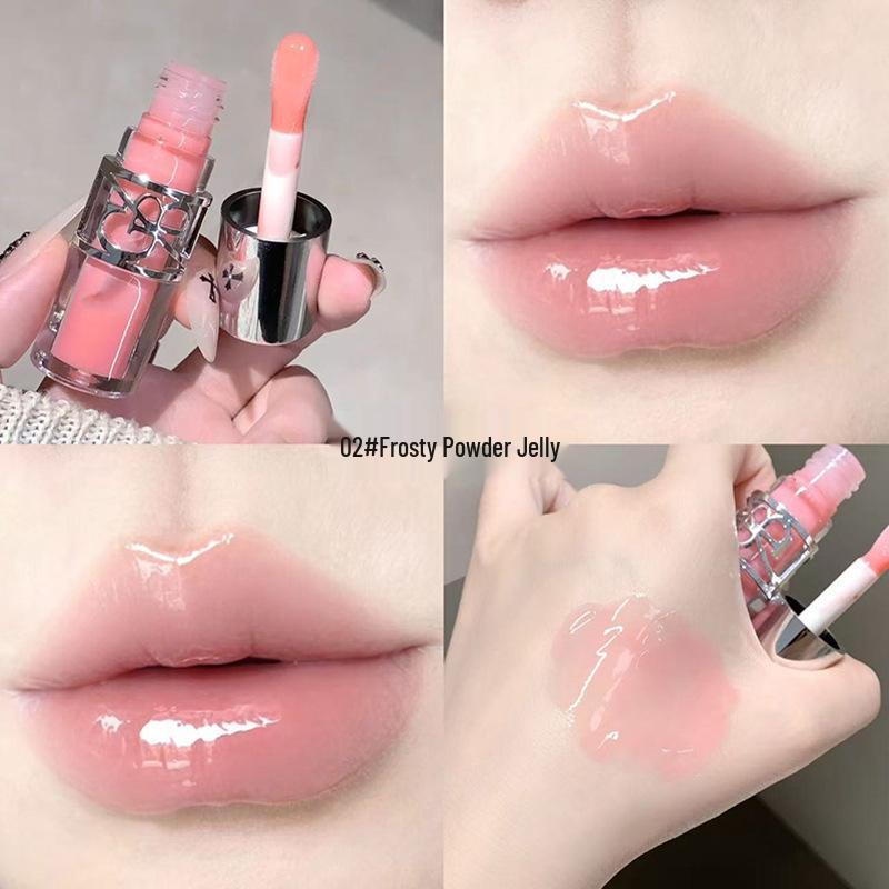 Gege Bear Shimmering Plump & Hydrating Lip Gloss - Moisturizing Mirror Finish for Women