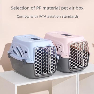 Portable Airline Pet Carrier with Pedal for Dogs, Cats, and Rabbits