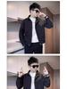 Men's Spring 2025 Stand Collar Casual Solid Color Jacket