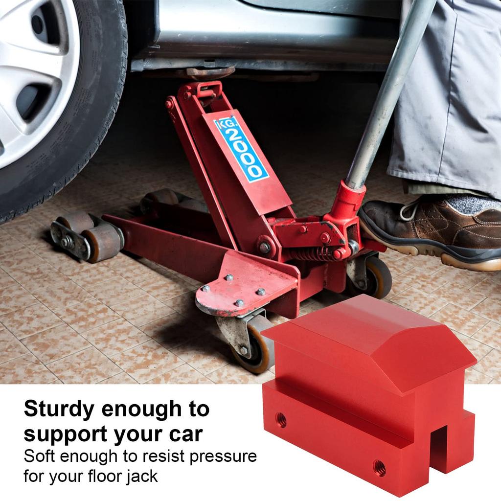 Dilwe 4Pcs Jack Attachment Billet Aluminum Jack Pad Point Adapter Jack Up Adapter Car Accessories Replaces Camaro 6th Gen 2016-2024