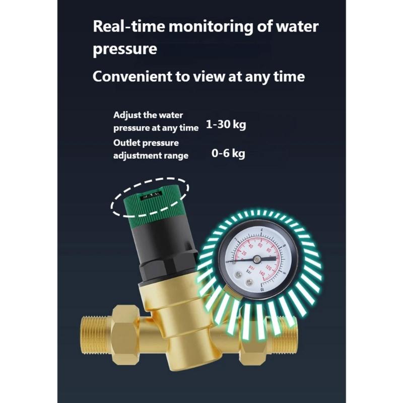 Umfassender DN15 Wasserdruckregler & Sicherheitsventile Merkmale Stabile Durchflussregelung Geeignet für Haushaltsanlagen