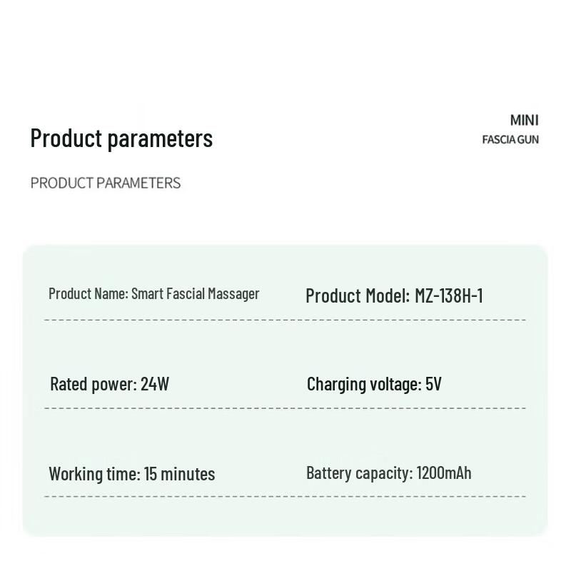 Mingzhen MZ-138H-1 Mini Fascia Gun